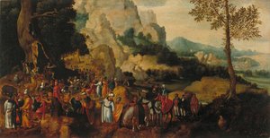 Paesaggio con San Giovanni Battista che predica da Henri Patinier de