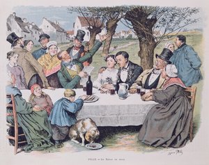 Celebrazione di nozze, fine XIX secolo