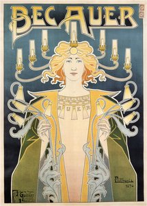 Bec Auer, 1896 da Henri Henri Antoine Théodore Livemont