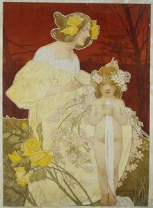 Palais de la Femme. Esposizione del 1900 da Henri Henri Antoine Théodore Livemont