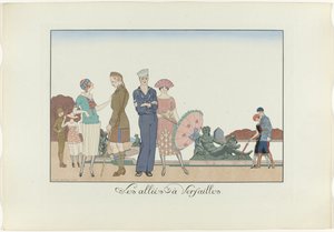 Gli alleati a Versailles (Le Bonheur du Jour ou Les Graces à la Mode) da Henri Reidel