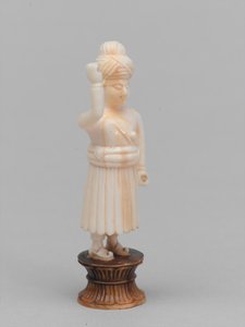 Pedone nero, pezzo degli scacchi, India, circa 1820 da Henri Renaud