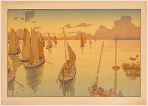 Aspetti della natura, n. 11: Tramonto da Henri Rivière