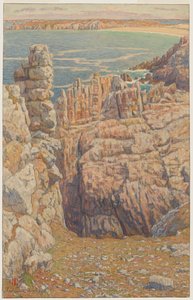 Scogliere di Camaret da Henri Rivière