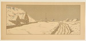 La neve da Henri Rivière