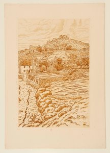 [Bretonisches Dorf] da Henri Rivière