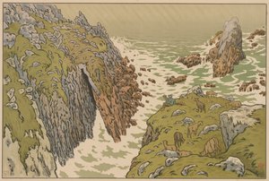 Aspetti della natura: La scogliera da Henri Rivière