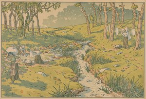Aspetti della natura: Il ruscello da Henri Rivière