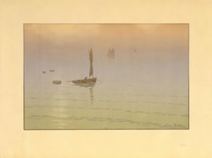Nebbia sul mare da Henri Rivière