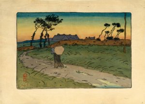Fattoria di la Garde-Guérin (Saint-Briac) da Henri Rivière