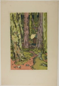 Lavatoio nel bosco a Loguivy da Henri Rivière