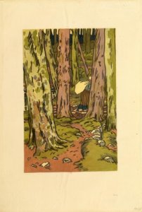 Lavatoio nel bosco a Loguivy da Henri Rivière