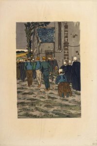 Il Perdono di Sainte-Anne-la-Palud da Henri Rivière