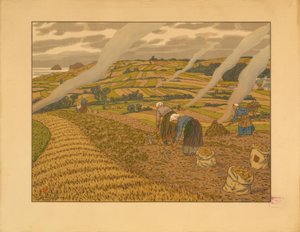 Il Lavoro nei campi da Henri Rivière
