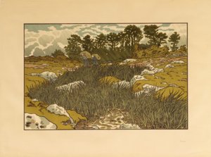 Ruscello a Lopérec da Henri Rivière