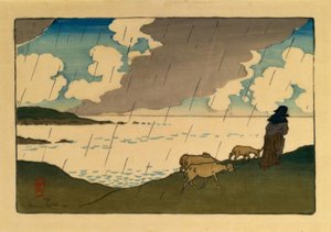 Un Temporale (Saint-Briac) da Henri Rivière