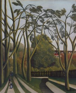 Sulla riva della Bièvre presso Bicêtre da Henri Rousseau