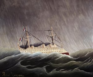 Barca nella tempesta da Henri Rousseau
