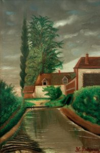 Il mulino ad acqua da Henri Rousseau