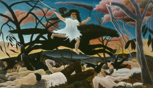 La guerra o la cavalcata della discordia da Henri Rousseau