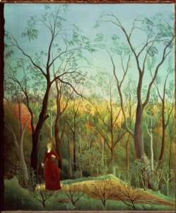 Passeggiata nella foresta da Henri Rousseau
