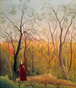 La passeggiata nella foresta da Henri Rousseau