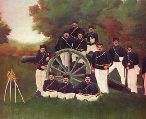 Gli artiglieri da Henri Rousseau