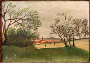 Paesaggio con campanile