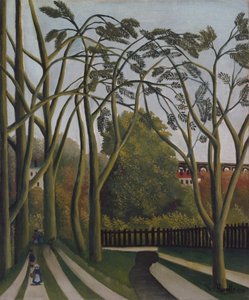 Le rive della Bièvre vicino a Bicêtre da Henri Rousseau