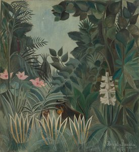 La giungla equatoriale da Henri Rousseau