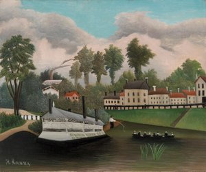 Il Bateau-lavoir del Pont de Charenton da Henri Rousseau