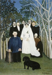 La festa di matrimonio da Henri Rousseau