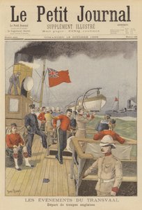 Truppe britanniche che imbarcano per il Sudafrica da Henri Rudaux