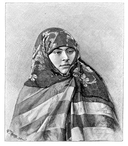 Una donna di Brussa, Turchia, 1895 da Henri Thiriat
