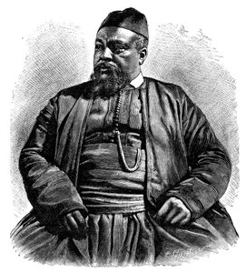Mulai Tayeb, lo sceriffo di Wezzan, Nord Africa, 1895 da Henri Thiriat