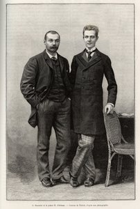 Ritratti degli esploratori Gabriel Bonvalot e Principe Henri d