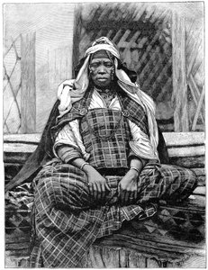 Donna, Biskra, Algeria, c1890 da Henri Thiriat