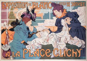 Esposizione di bianco a Place Clichy da Henri Thiriet
