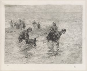 Bambini lungo il mare da Henri Wouters