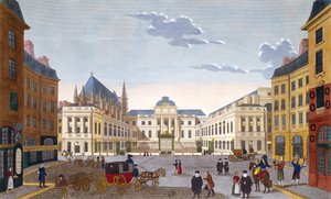Il Palais de Justice, c.1815-20 da Henri after Courvoisier Voisin