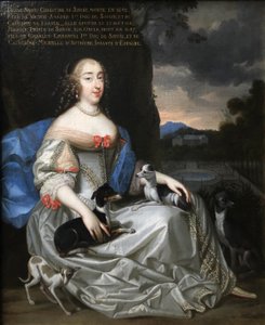 Francese:  Louise Marie-Christine, princesse de Savoie () Ritratto di Anne Marie Louise d