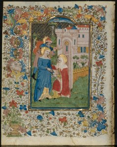 La Visitazione: Foglio da un libro d