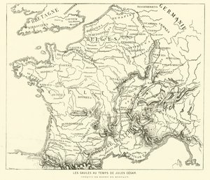 Terre dei Galli al tempo di Giulio Cesare da Henri de (after) Montaut