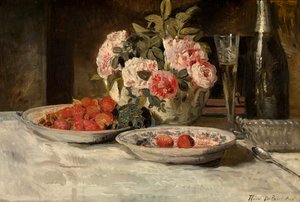 Fragole con Champagne da Henri de Braekeleer