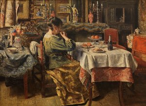 Il pasto da Henri de Braekeleer