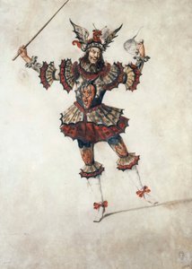 Costume da balletto di un mago, c.1654 da Henri de Gissey
