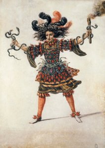 Costume da balletto di una furia da Henri de Gissey