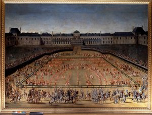 Il Grand Carrousel dato da Luigi XIV nella Cour des Tuileries a Parigi, per celebrare la nascita del Delfino (1/11/1661), 5 giugno