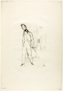 Adolphe ou Le Jeune Homme Triste da Henri de Toulouse-Lautrec