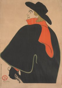 Aristide Bruant, nel suo Cabaret da Henri de Toulouse-Lautrec